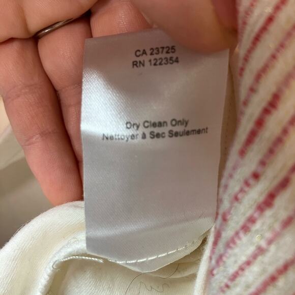 Aritzia Talula Striped Shimmer Pleated Flair Mini Skirt Womens 2 Elasticic Waist - Picture 8 of 11